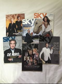 SKY magazines bundle, 6 pcs