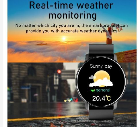 Smart Watch Waterproof Fitness Tracker Full Touch Screen