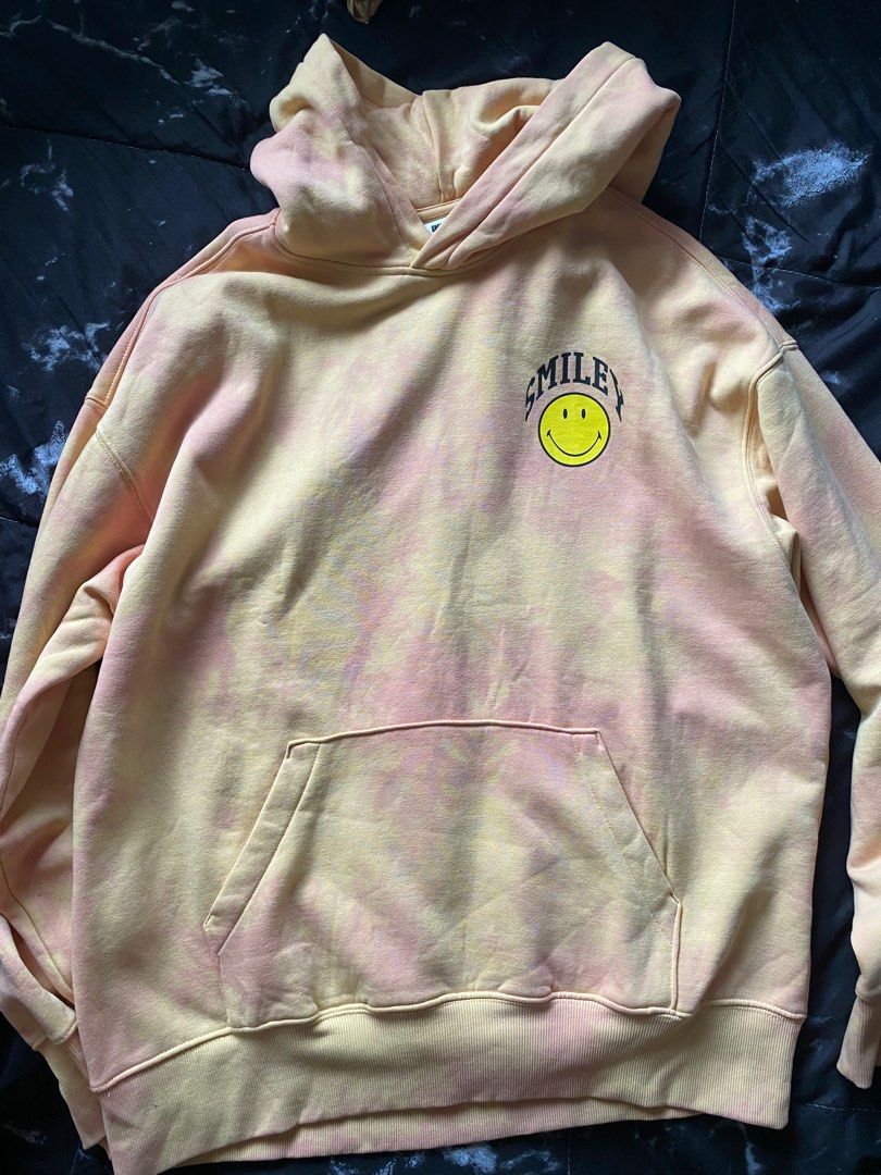 smiley face hoodie h&m