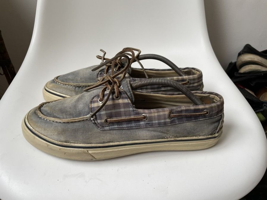 Sperry Top Sider Denim Loafers Shoes Original Authentic 100