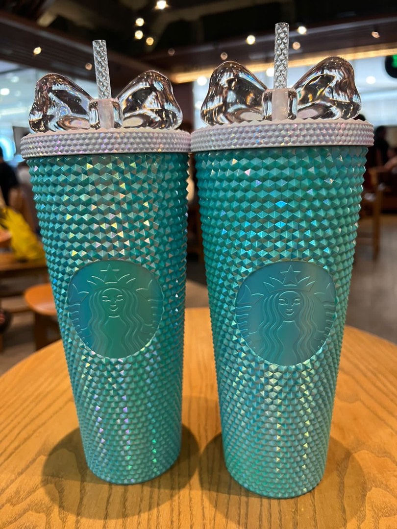 STARBUCKS TIFFANY COLLABORATION COLD CUP, Furniture & Home Living