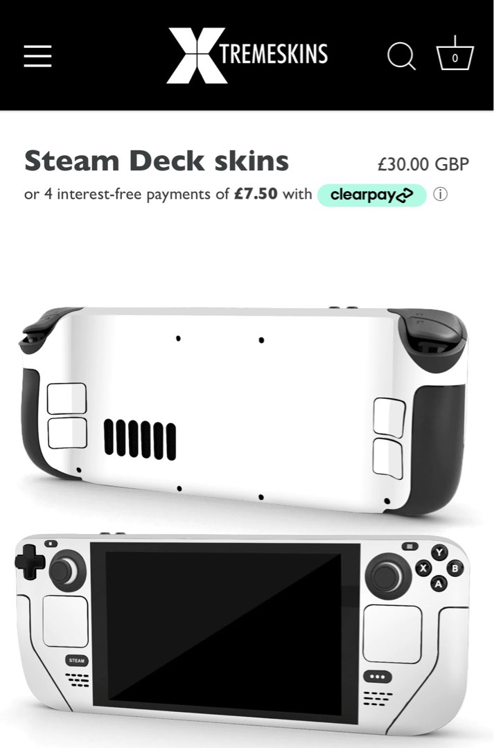 steam deck xtremeskins skins 機貼switch PC, 電子遊戲, 電子遊戲機
