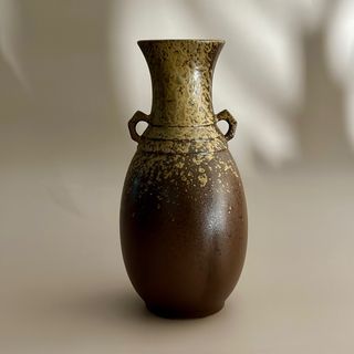 Stoneware Vase with Handles - Pretty in actual