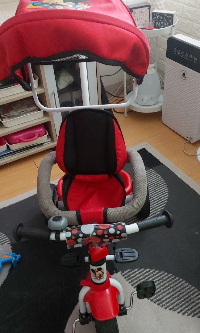 Stroller Bike for Toddler (Category: Strollers) located in Cainta. Submitted by ishy19 (Listing ID 1256572628, Image 2). Description: - Heavy duty bike compared to those in Shopee and Marketplace - Bought the bike at Toy Kingdom last June 2019. Seldom used and dismantled for storage starting March 2020. - Issue: bikes need cleaning and lost spring for the stroller (will only be an issue if the kid doesn't know how to use the pedal). Di na namin m