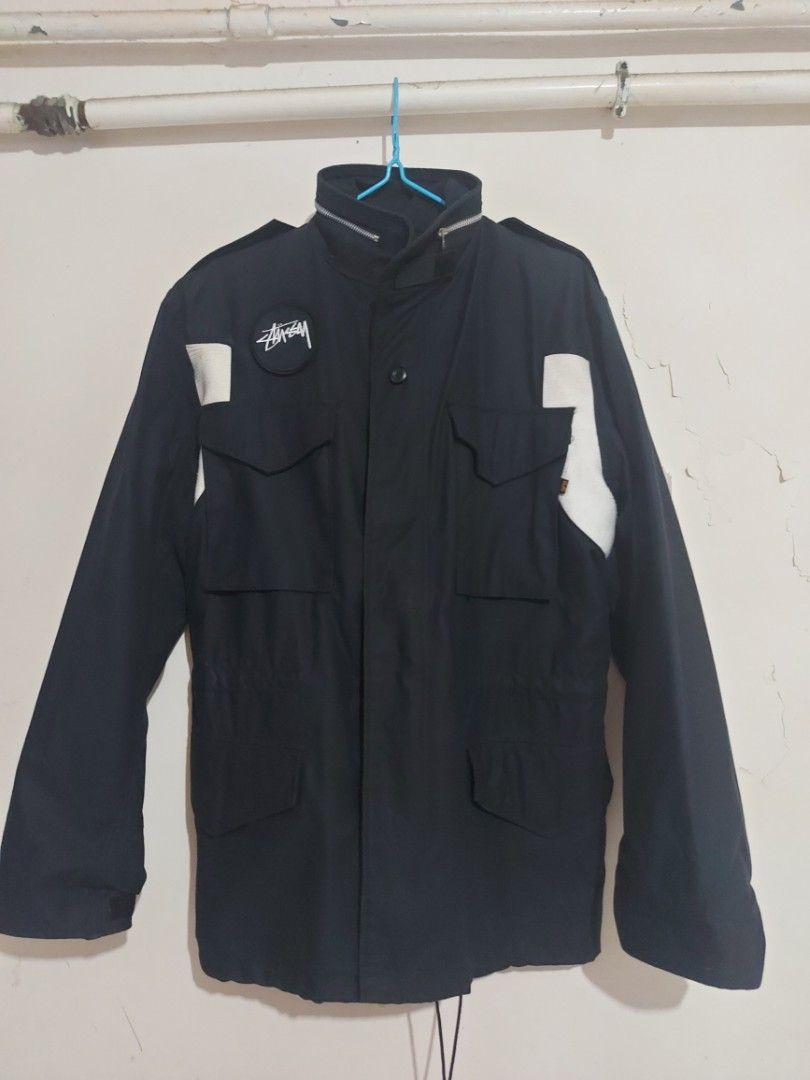 順豐價）中古stussy ALPHA m65, 男裝, 外套及戶外衣服- Carousell