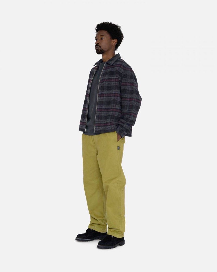 Stussy BRUSHED BEACH PANT 116553-bright olive長褲