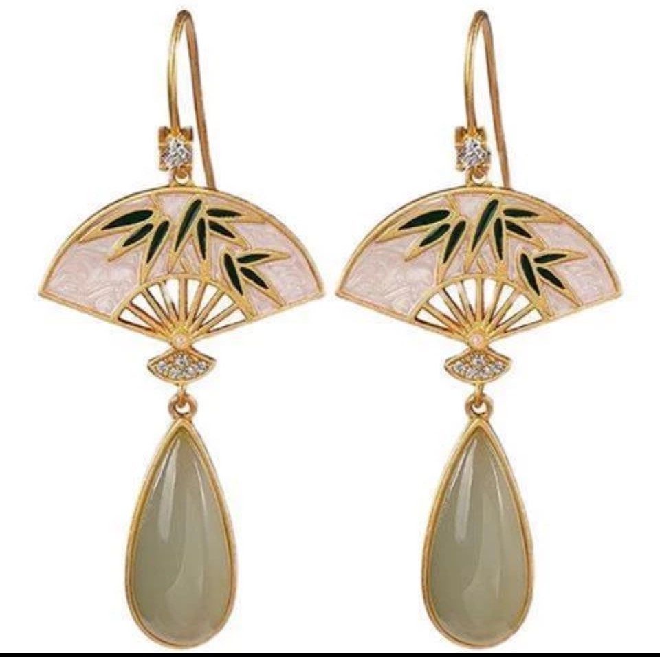 Gold imitation earrings sales
