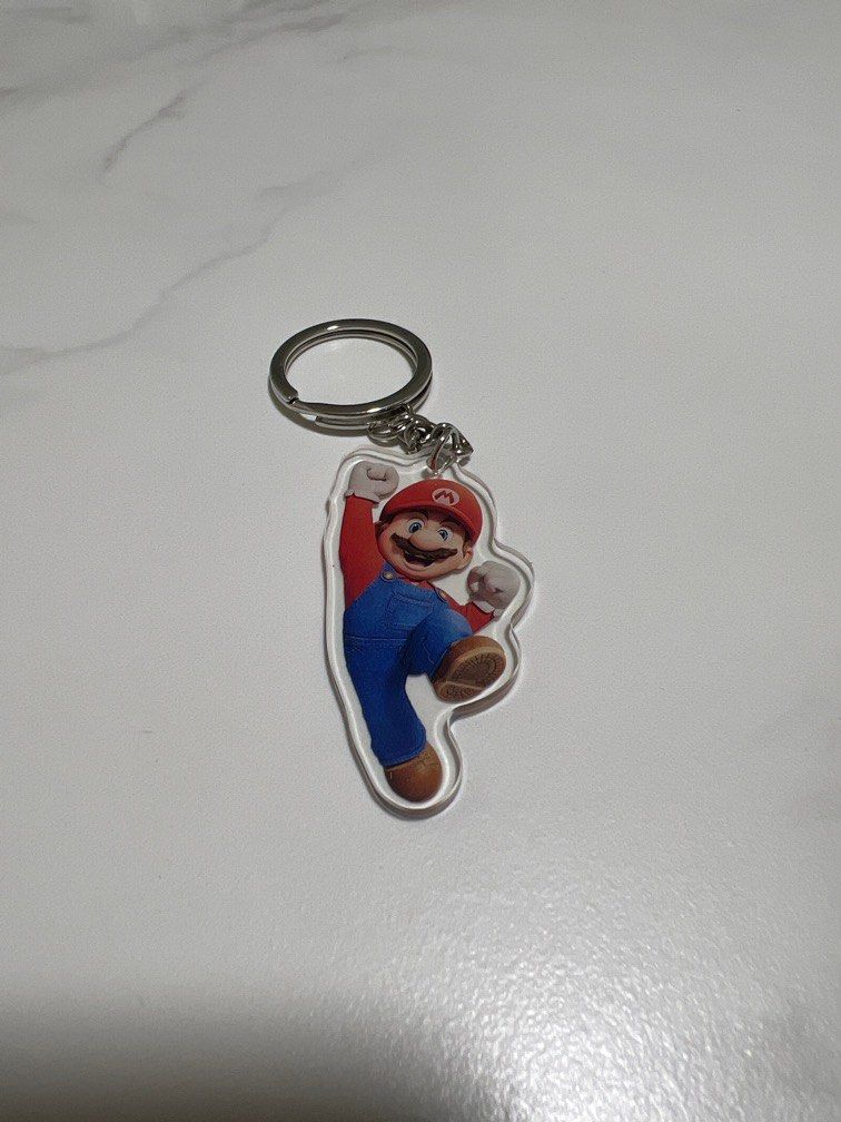 Super Mario Movie Keychain, Lifestyle Services, Others on Carousell