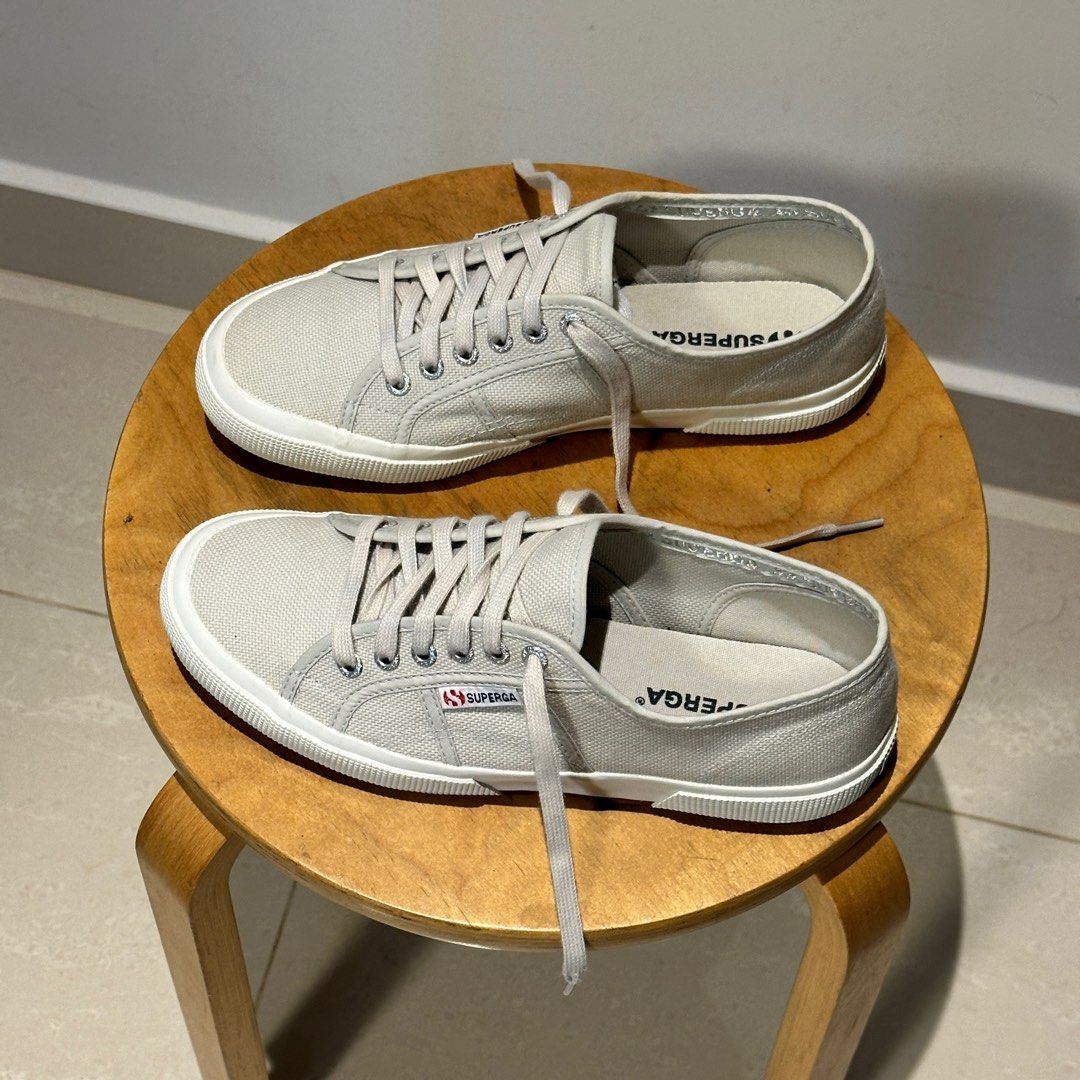 Grey ash superga hotsell