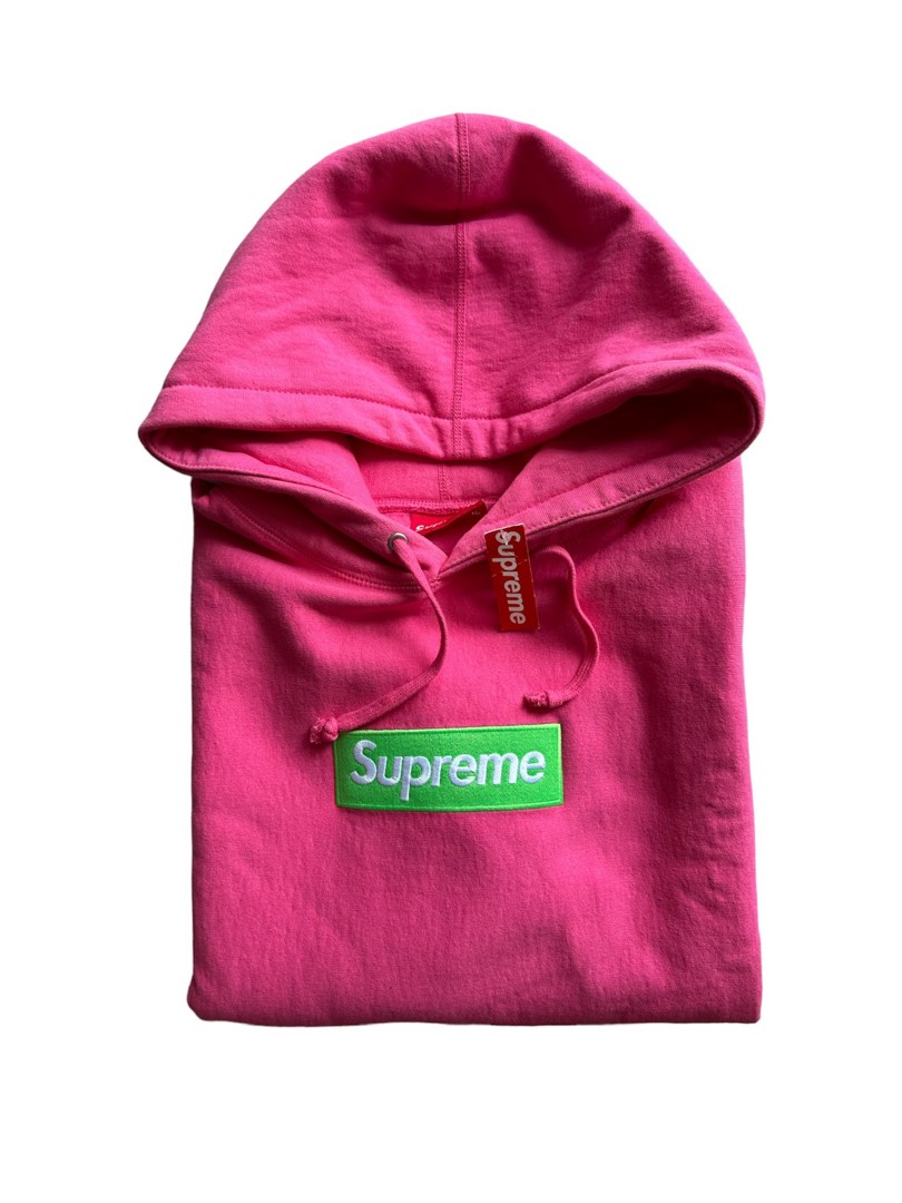 Supreme FW17 Magenta Box Logo Hooded