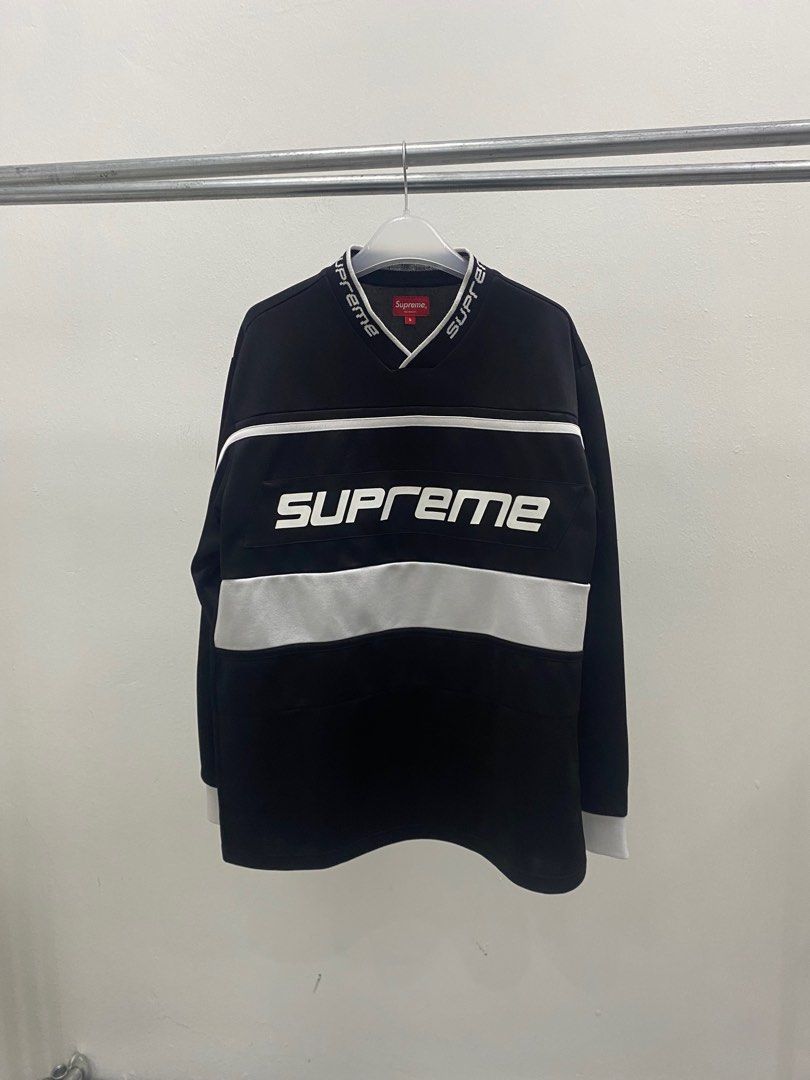 Supreme Warm Up Hockey Jersey, Men's Fashion, Tops & Sets, Tshirts