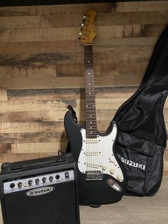 Suzuki Electric Guitar with Amplifier