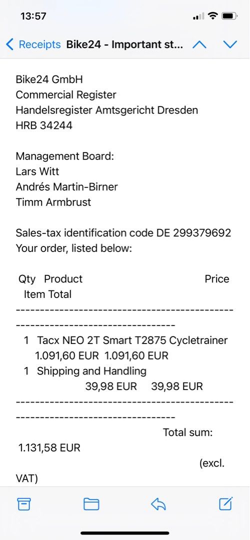 Tacx neo bike24 2025