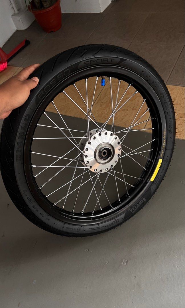 Sticker Rim Takasago Excel Sticker Rim Motor Stiker printed double