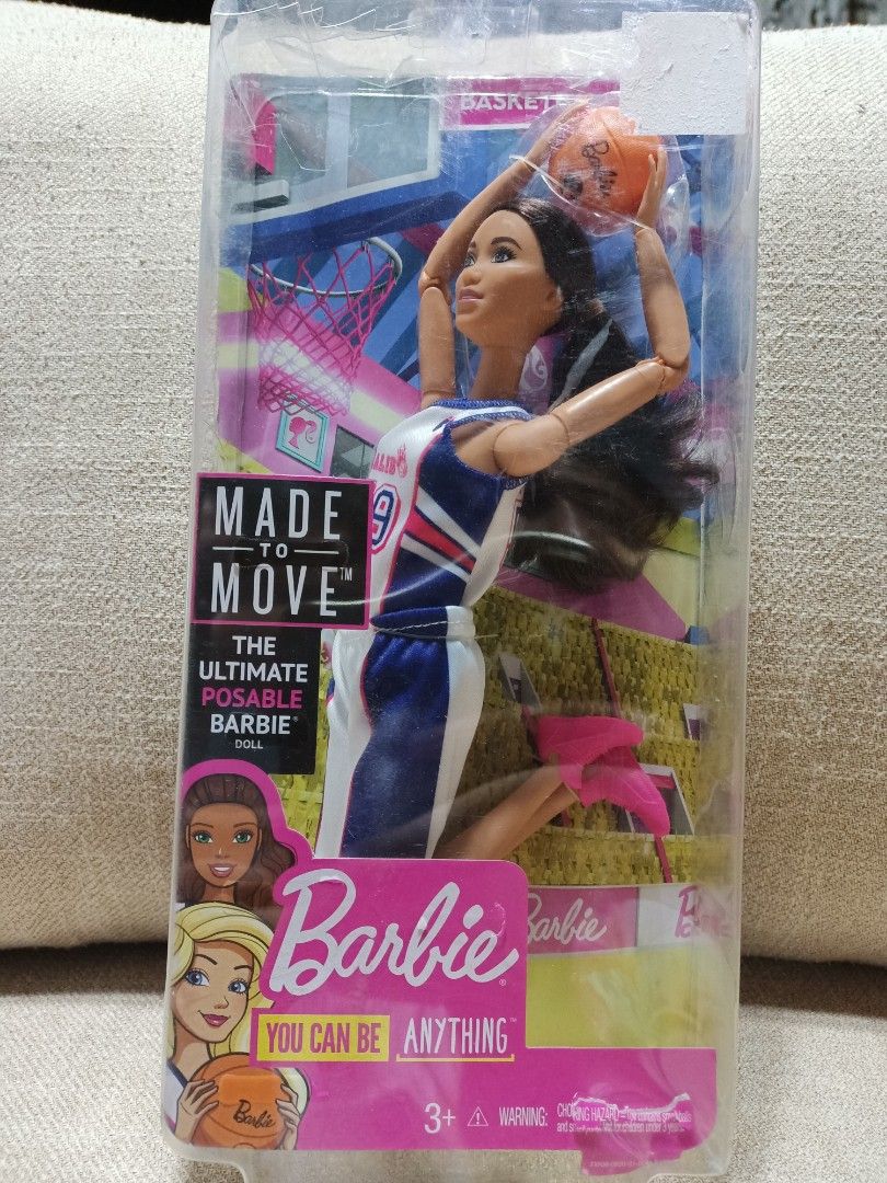 Basketball made to move barbie top