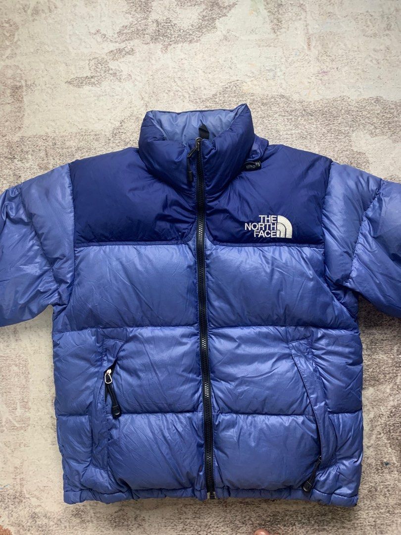 Navy blue north 2025 face puffer jacket