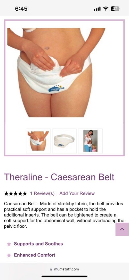 Caesarean belt top