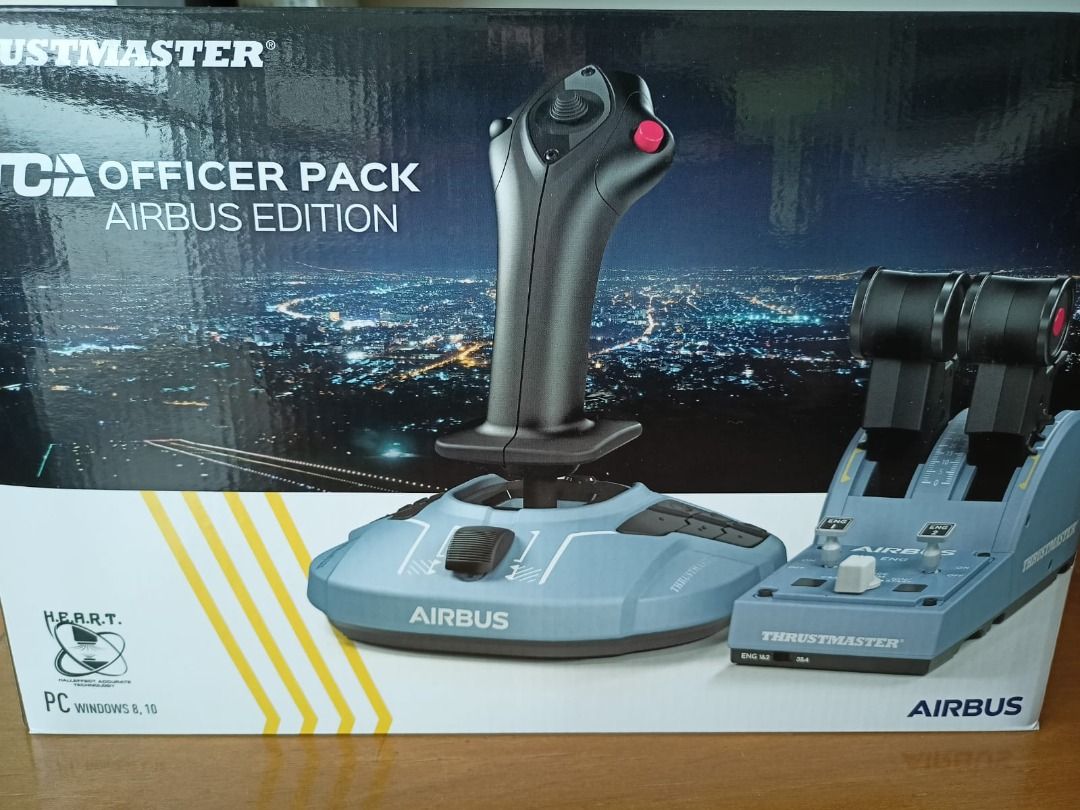  Thrustmaster TCA Officer Pack Airbus Edition: Ergonomic  replicas of The World-Famous Airbus sidestick and Throttle Quadrant -  Compatible with PC : Video Games