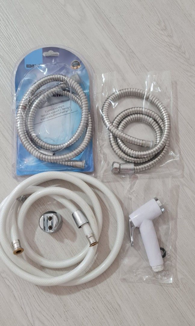 Toilet Bidet Pipes and Spray, Furniture & Home Living, Bathroom