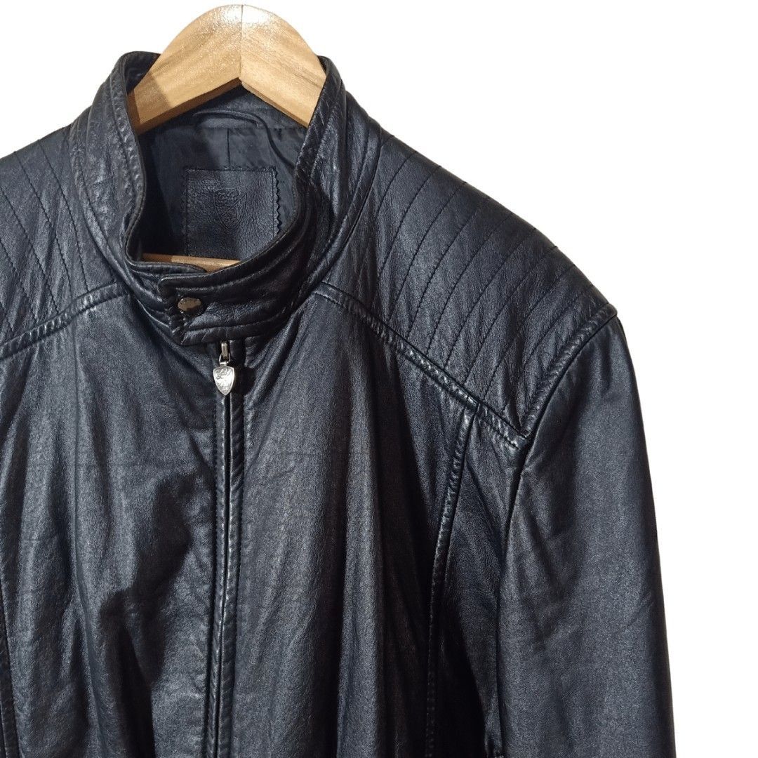 Tonino lamborghini leather jacket hot sale