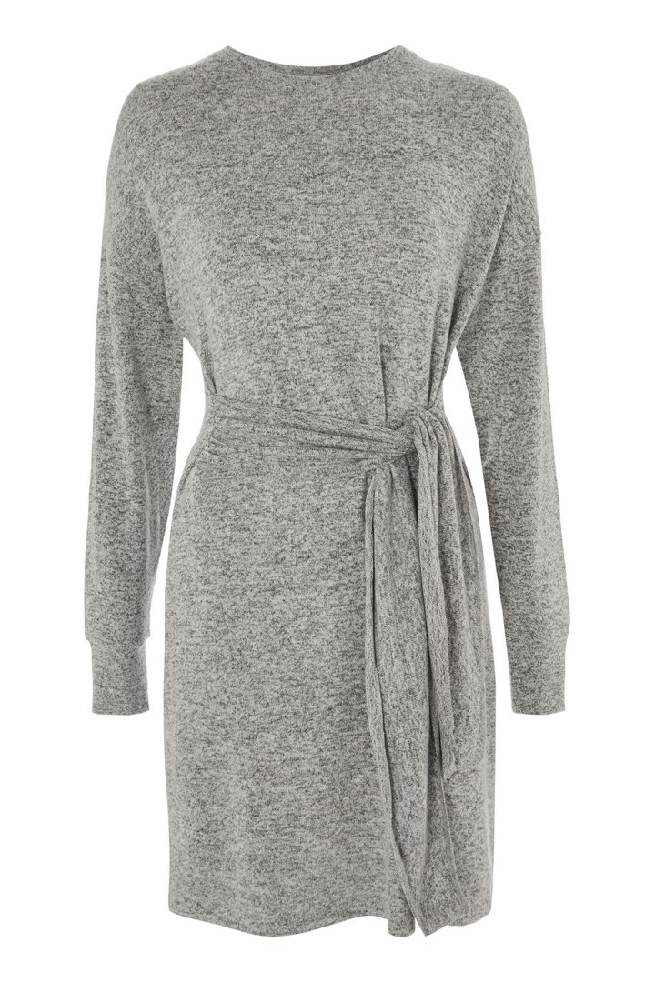 Topshop grey jumper dress clearance