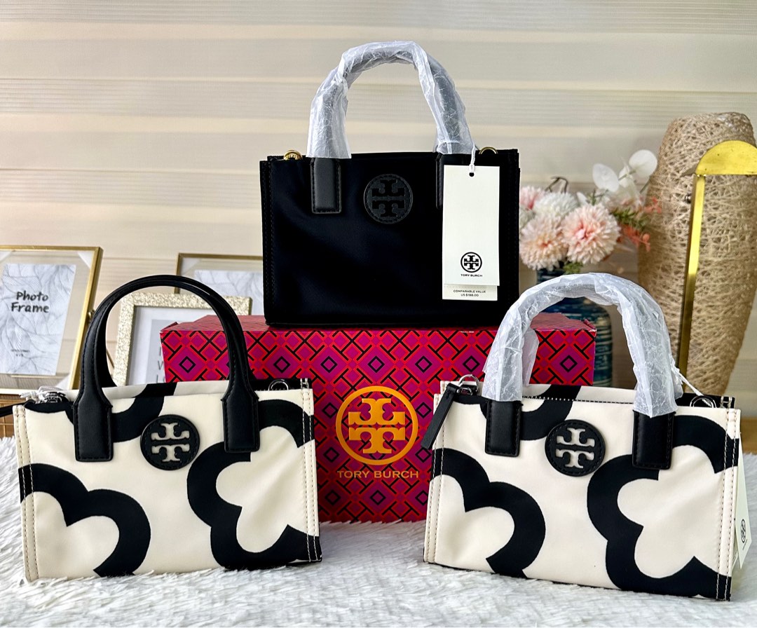 Tory Burch Thea Web Large Shoulder Bag (82767) 0521, Luxury, Bags & Wallets  on Carousell