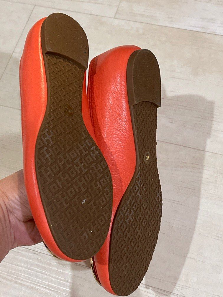 Orange tory discount burch shoes