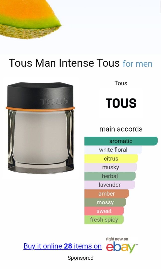 Tous Man Intense 100ml by TOUS Original Tester Eropa (NEW FULL BOX)