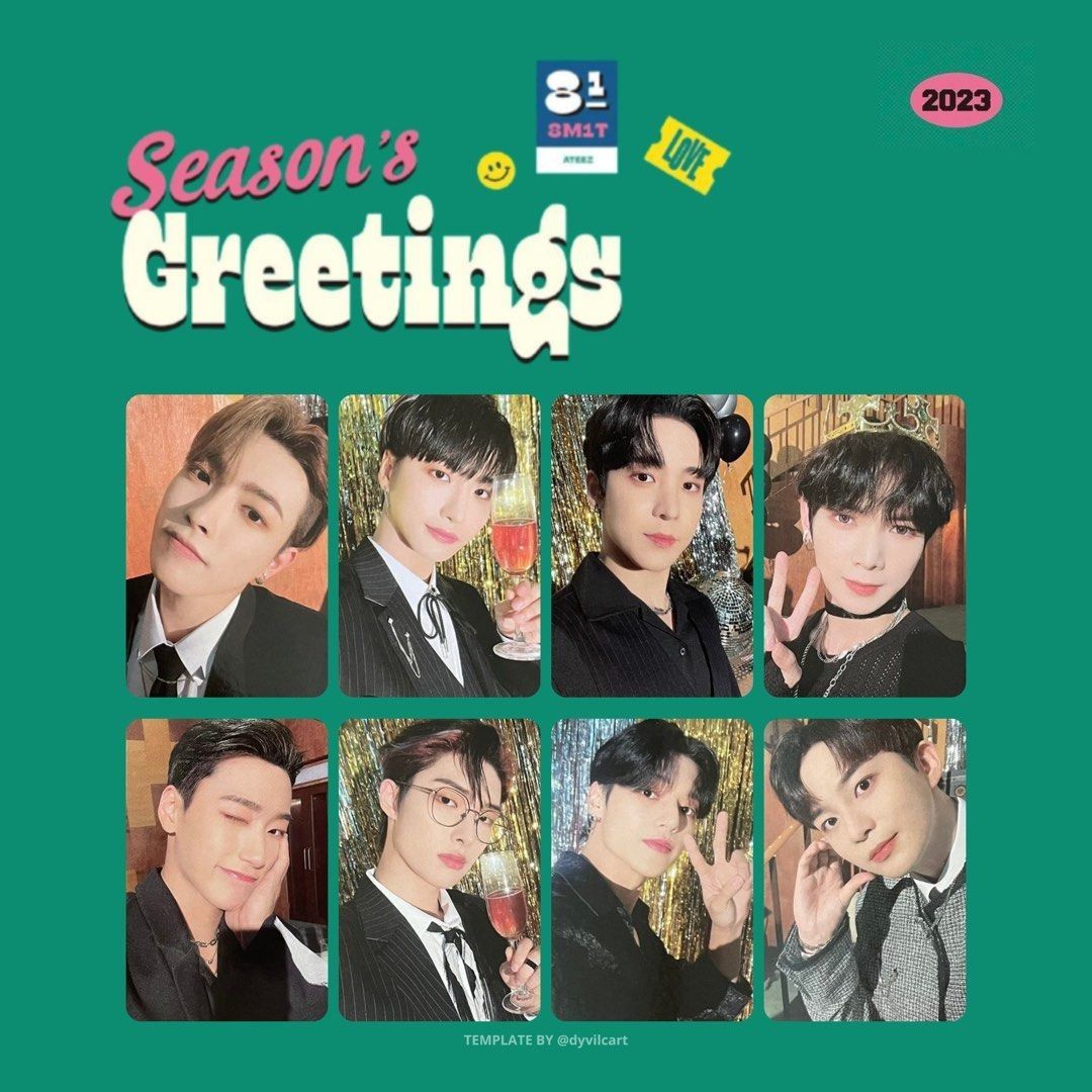 2020 ATEEZ SEASON'S GREETINGS トレカ ATEEZ トレカ シーグリ