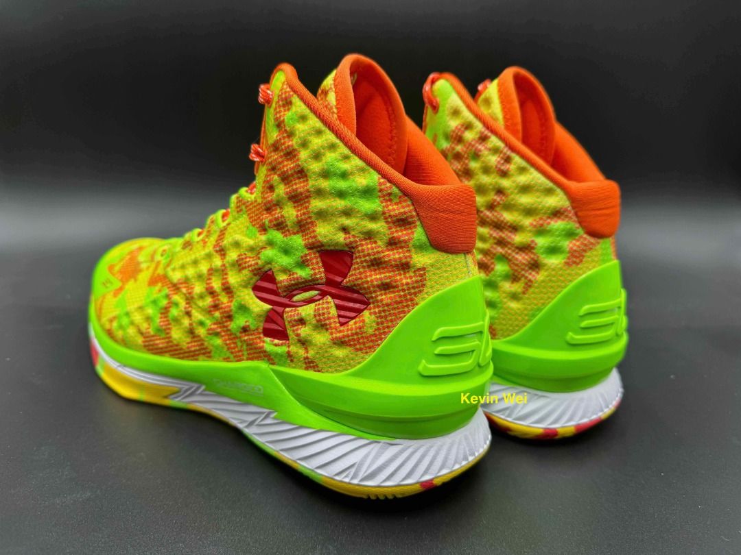 UA Curry 1 one Retro Candy Reign 花綠 3026196-300 籃球鞋 US11