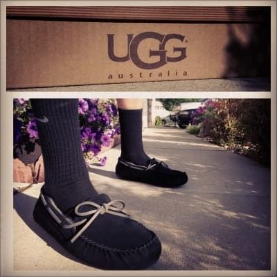 Mens ugg olsen moccasins hotsell