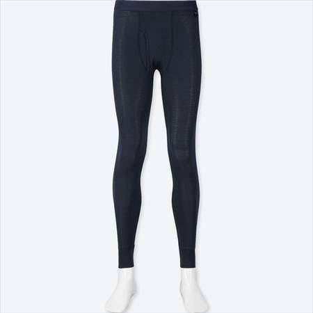 UNIQLO Heattech Extra Warm Long Johns Thermal Tights Joggers Navy