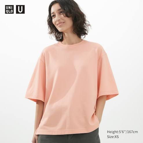 UNIQLO U AIRISM cotton t shirt, Women's Fashion, Tops, Shirts on Carousell