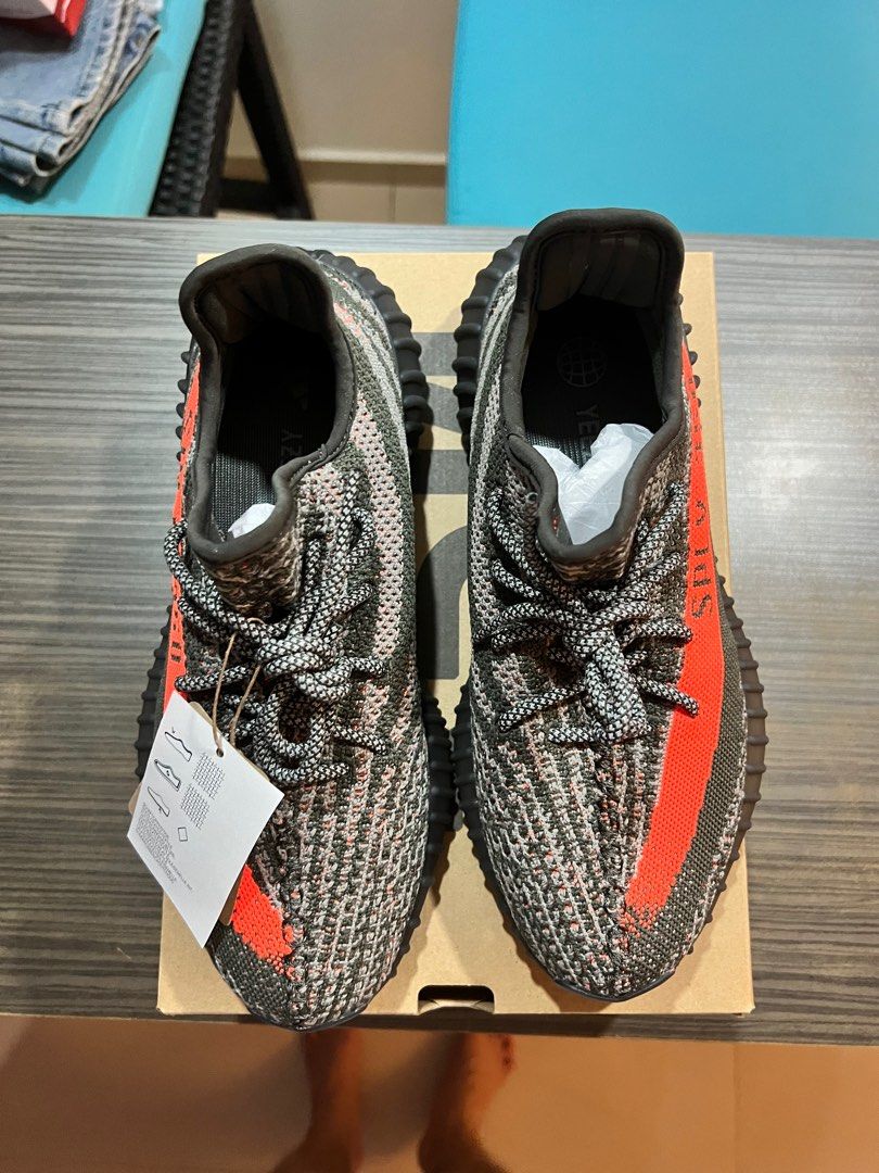 US8.5 Yeezy Boost 350 Carbon Beluga Men s Fashion Footwear