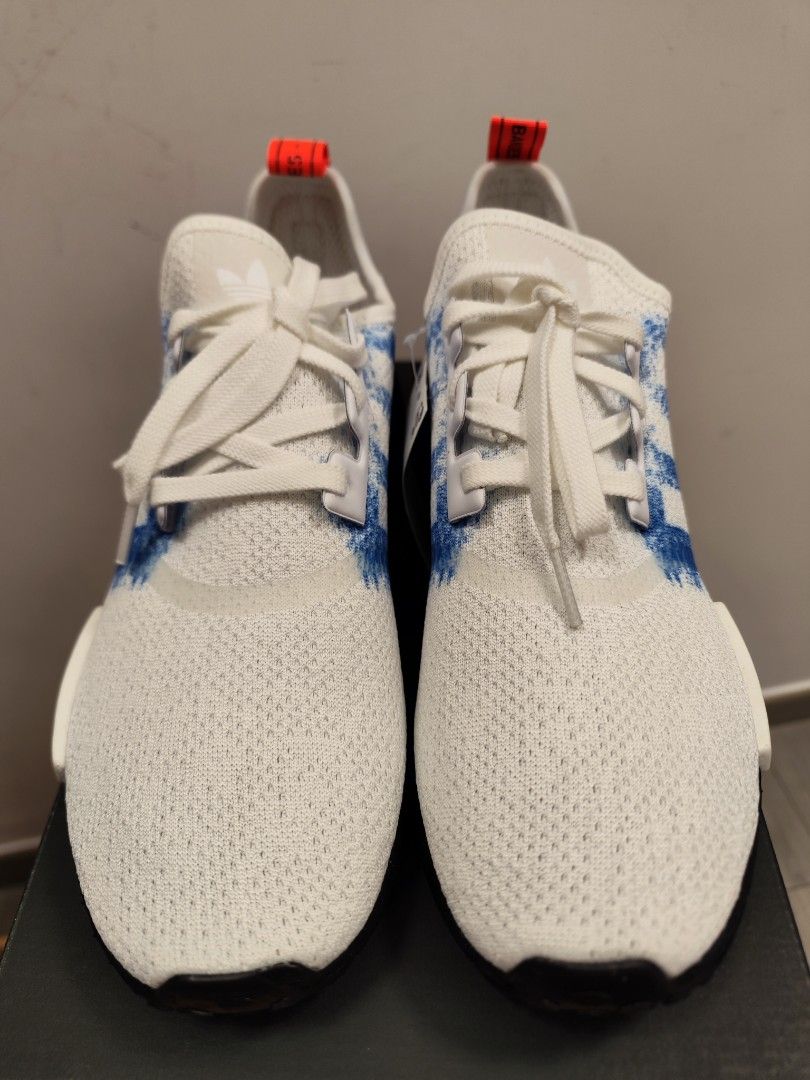Originals nmd r1 discount white/bold blue/black stencil pack