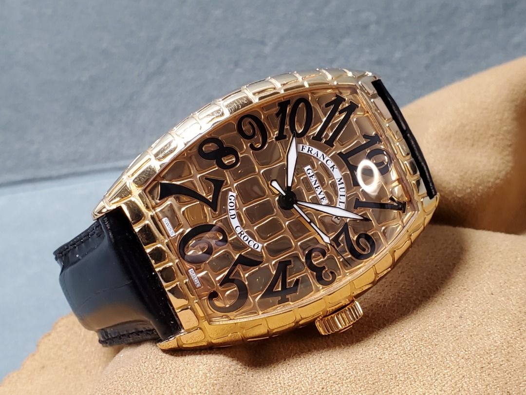 Franck muller hotsell gold croco