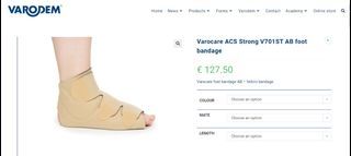 VARODEM Varocare ACS Strong V701ST AB Foot Bandage
