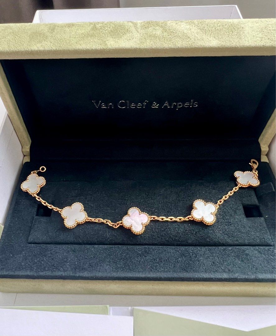 Vca 5 motif bracelet best sale