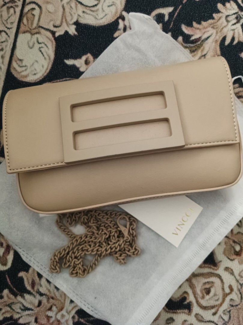 Vincci clutch crossbody chain bag Women s Fashion Bags