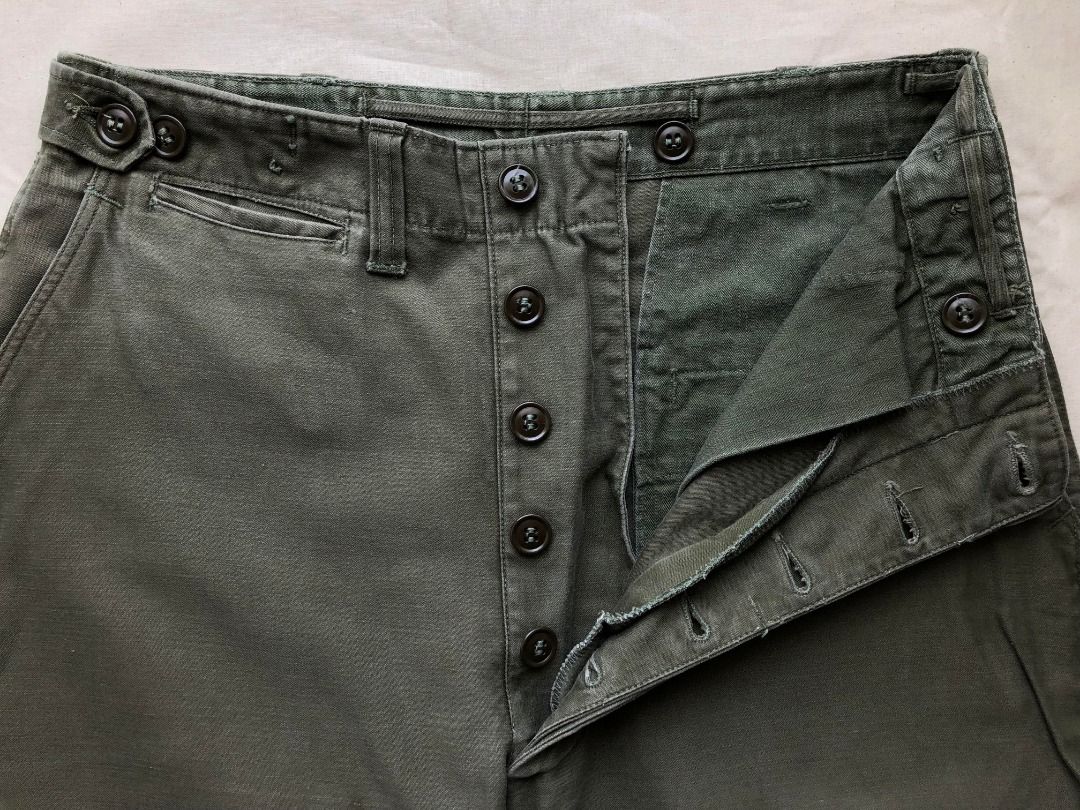 Vintage 40s Original WW2 US Army M-43 Field Pants 美軍公發野戰長褲