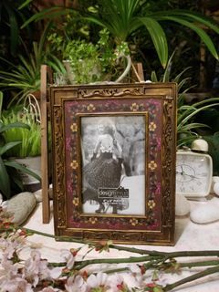 Vintage Classic Floral wooden photo frame