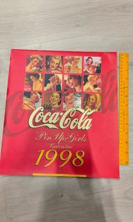 Vintage coca cola 1998 pin up girls calendars