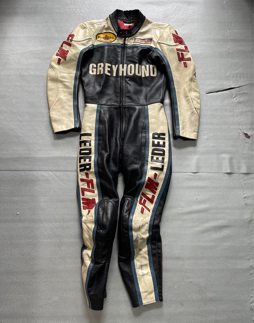 Vintage best sale racing leathers