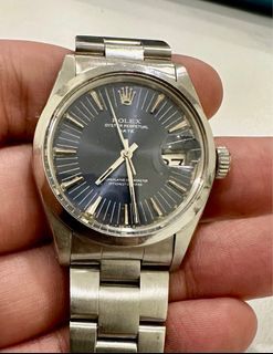 Vintage Rolex Date - Blue Long Index Dial 1500
