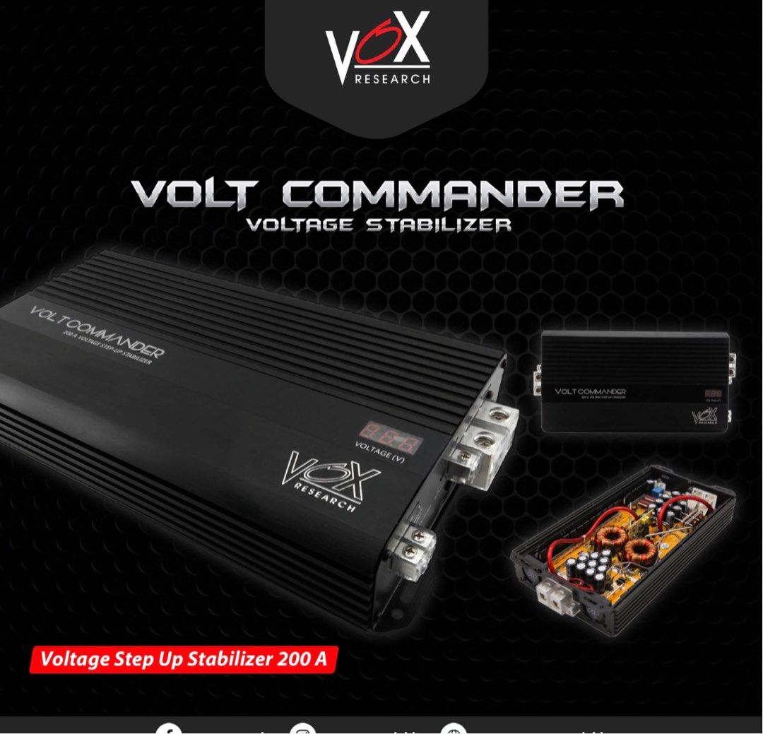 VOX Research 200A Voltage Regulator for Car Audio, Car Accessories