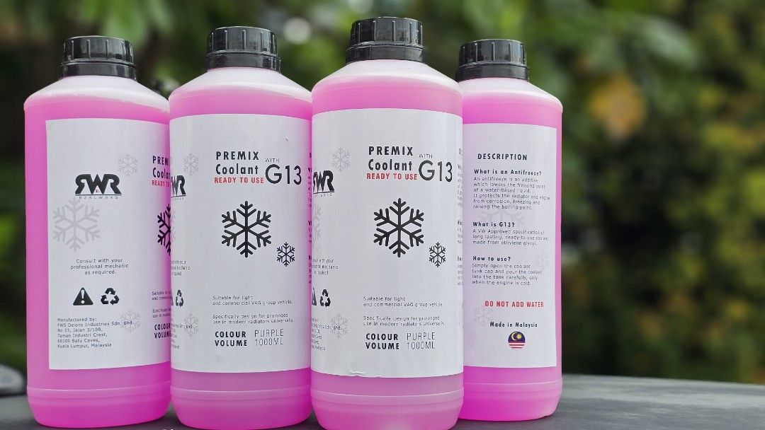 VW AUDI Premixed G13 Coolant by RWR, Auto Accessories on Carousell