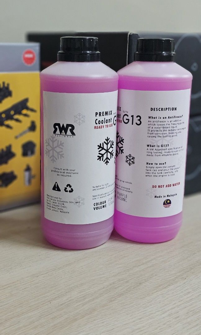 VW AUDI Premixed G13 Coolant by RWR, Auto Accessories on Carousell