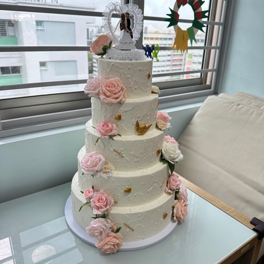 Grand Signature Peony Wedding Cake | BOW Artisan Cakery | Display Cake  Rental | Hong Kong
