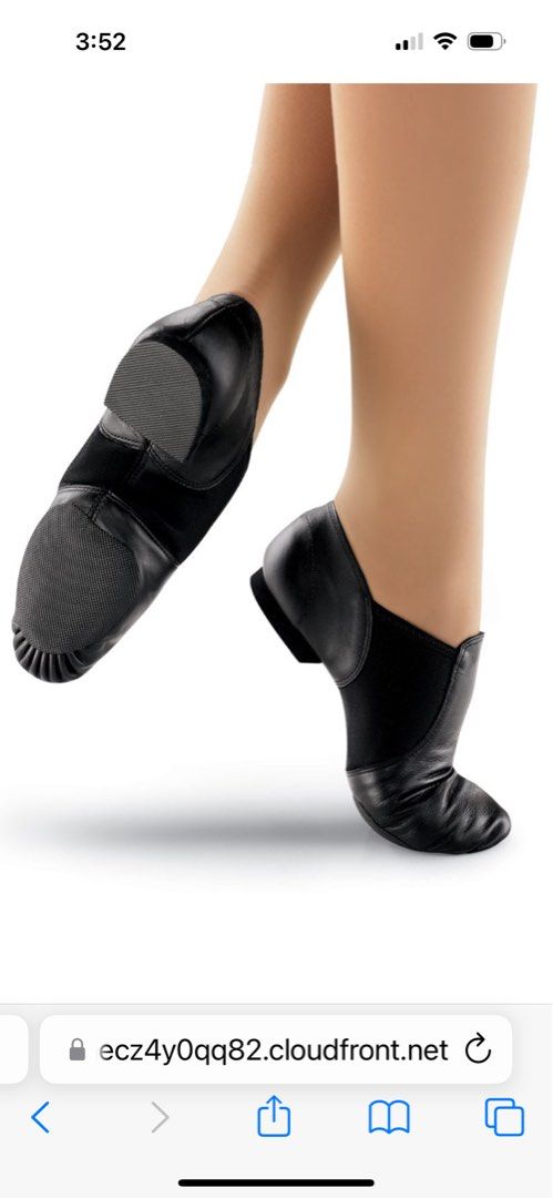 Girls slip hotsell on jazz shoes
