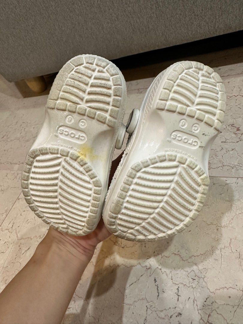 White crocs size 2 sale